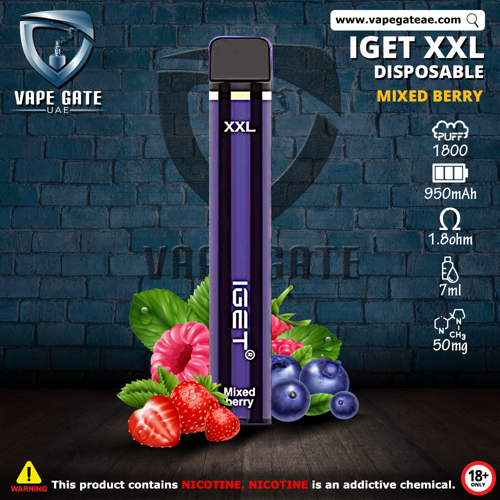 IGET XXL Disposable Vape Pod 1800 PUFF