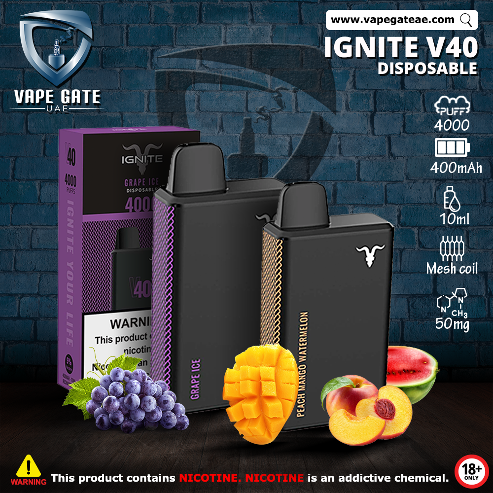 IGNITE - V40 (4000+ Puffs) Disposable Vape