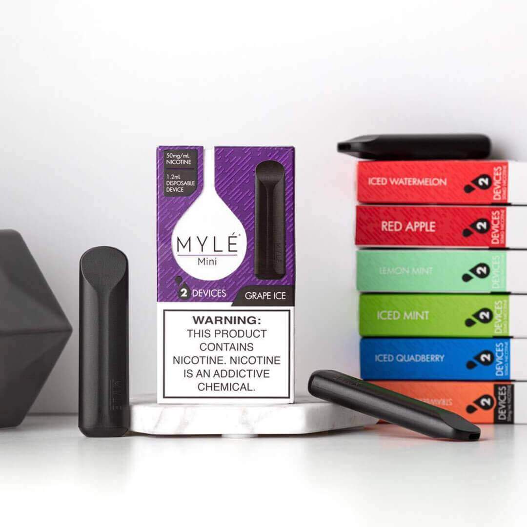 MYLE Mini Grape Ice Disposable Device
