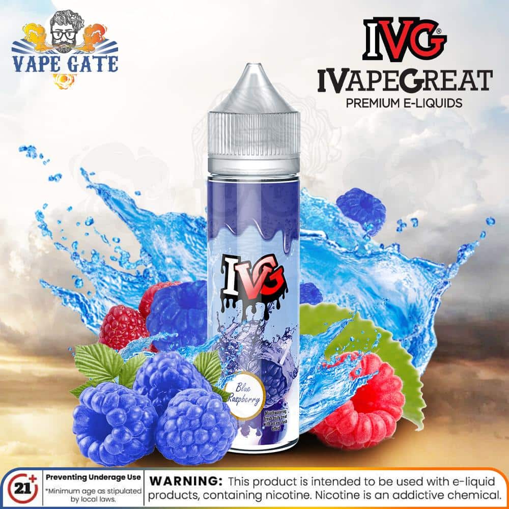 Blue Raspberry 60ml E juice by IVG