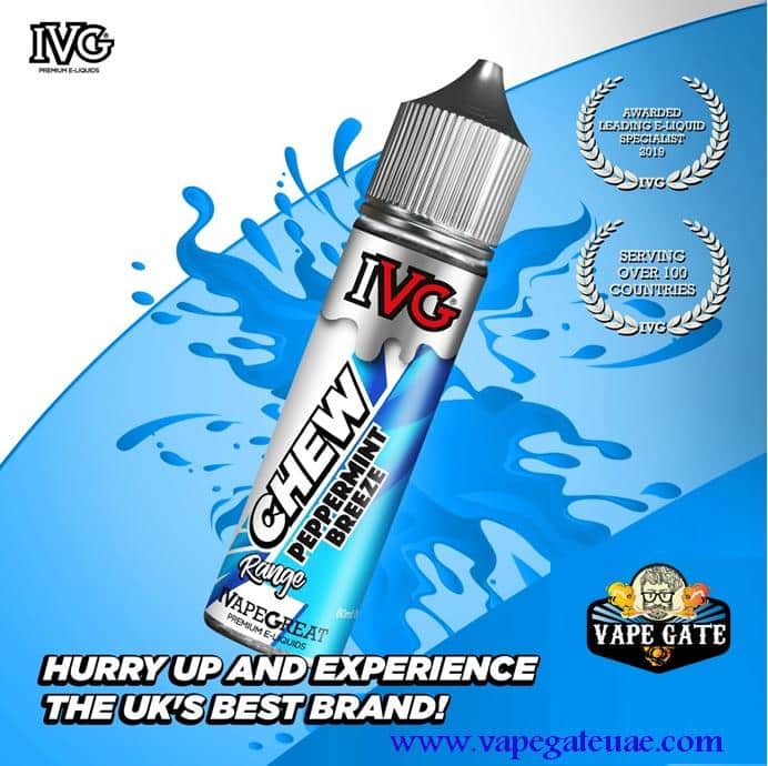 Chew Peppermint Breeze 60ml E juice by IVG