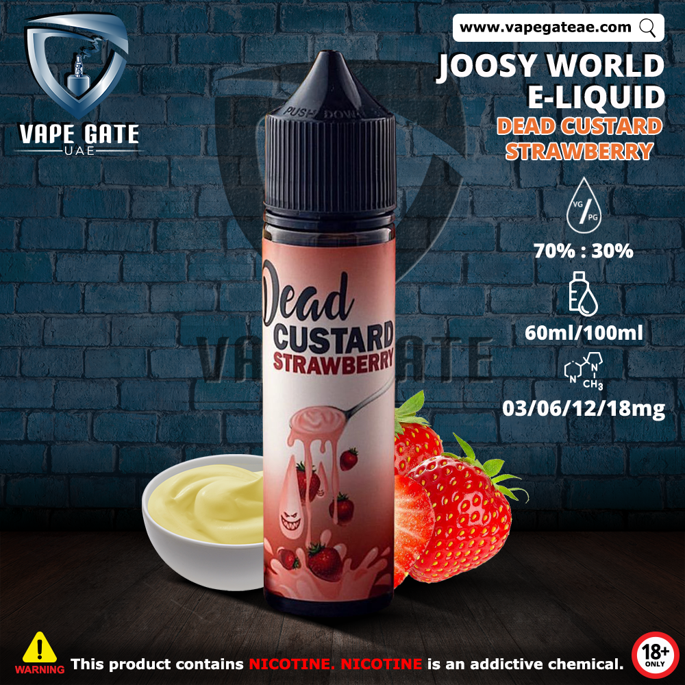 Dead Custard Strawberry 60ml E Liquid by Joosy World