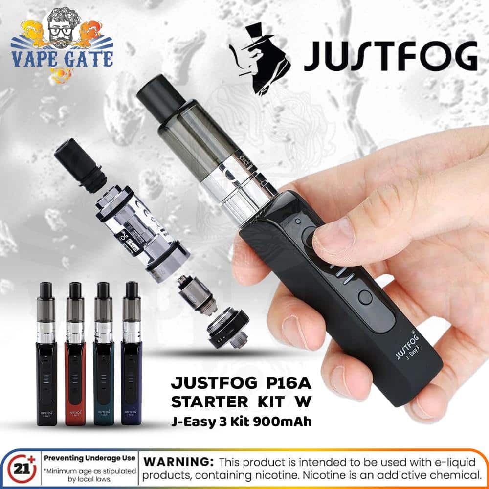 Justfog P16A Starter Kit w/ J-Easy 3 Kit 900mAh