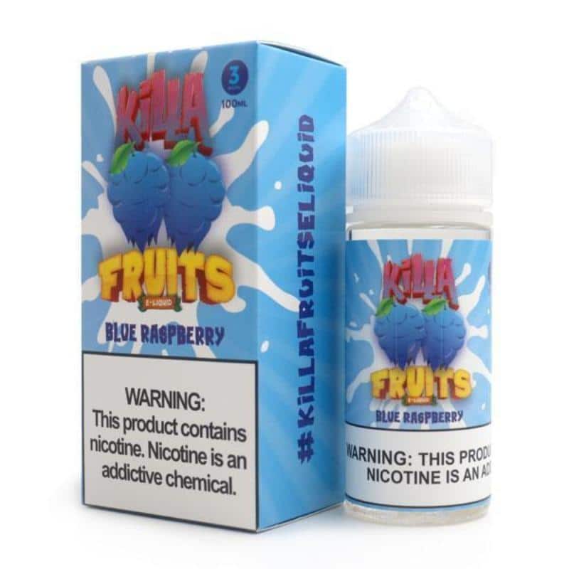 Blue Raspberry 100ml E Liquid by Killa Fruits