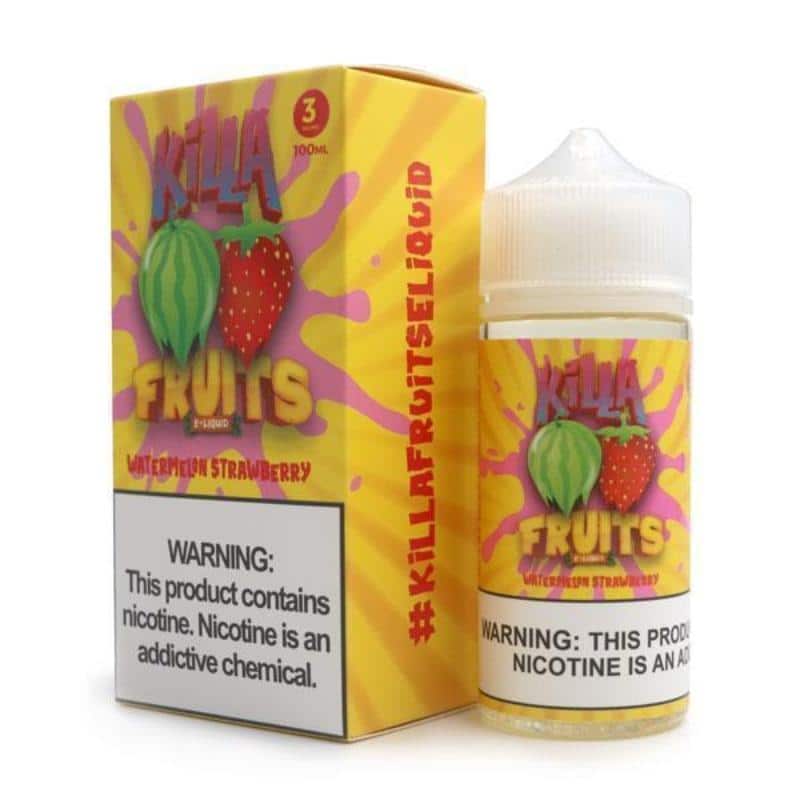 Watermelon Strawberry 100ml E Liquid by Killa Fruits