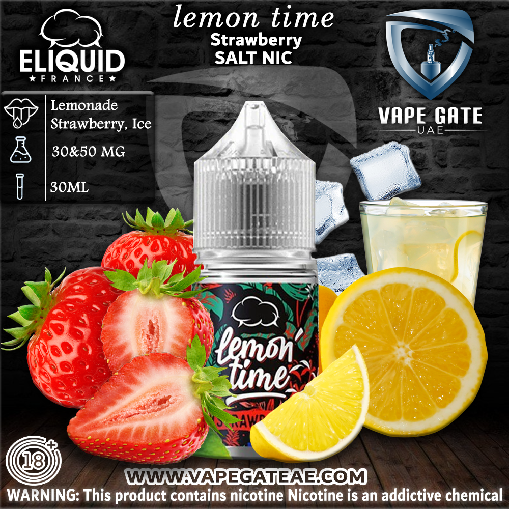 LEMON TIME STRAWBERRY - ELIQUID FRANCE 30ML SALT