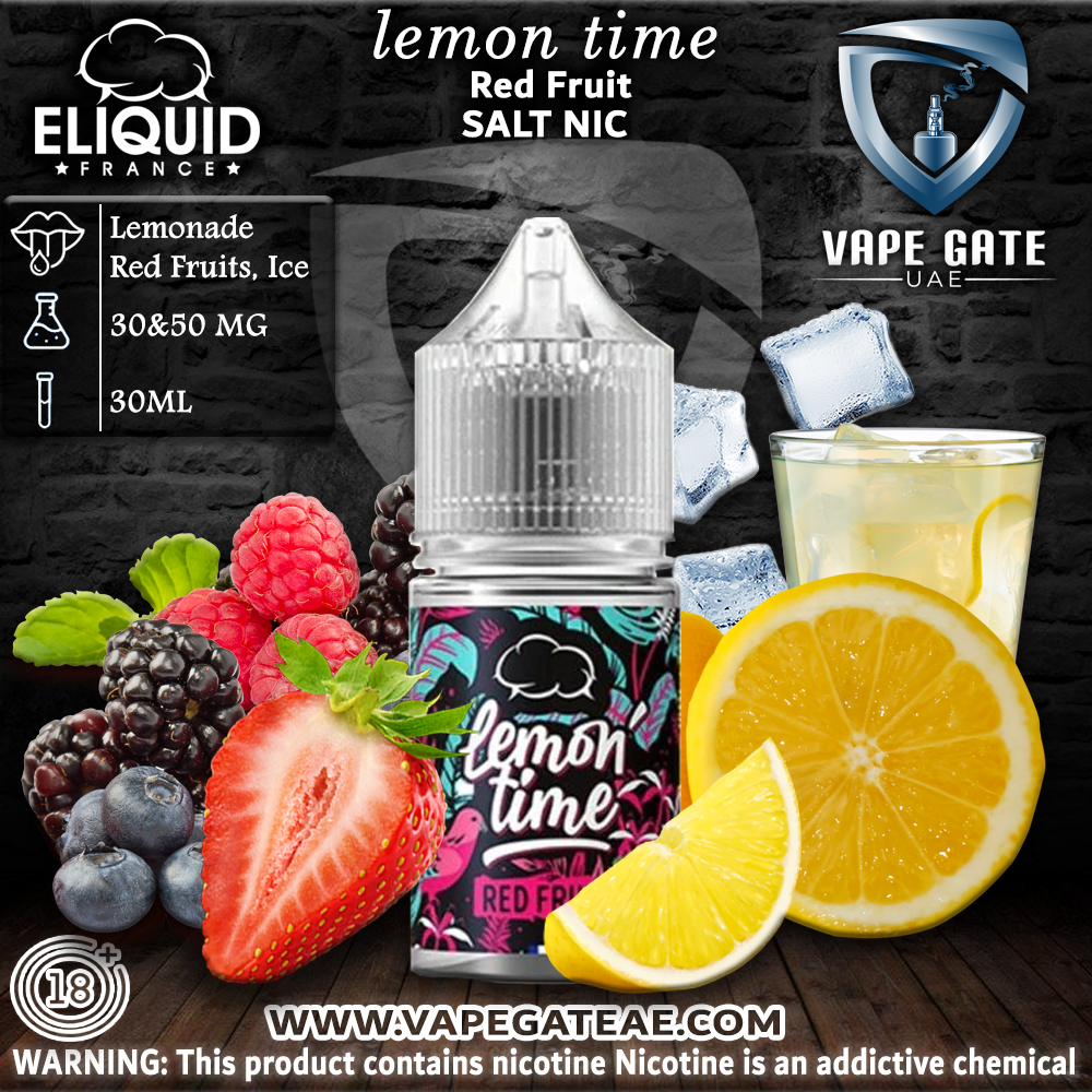 LEMON TIME RED FRUIT - ELIQUID FRANCE 30ML SALT