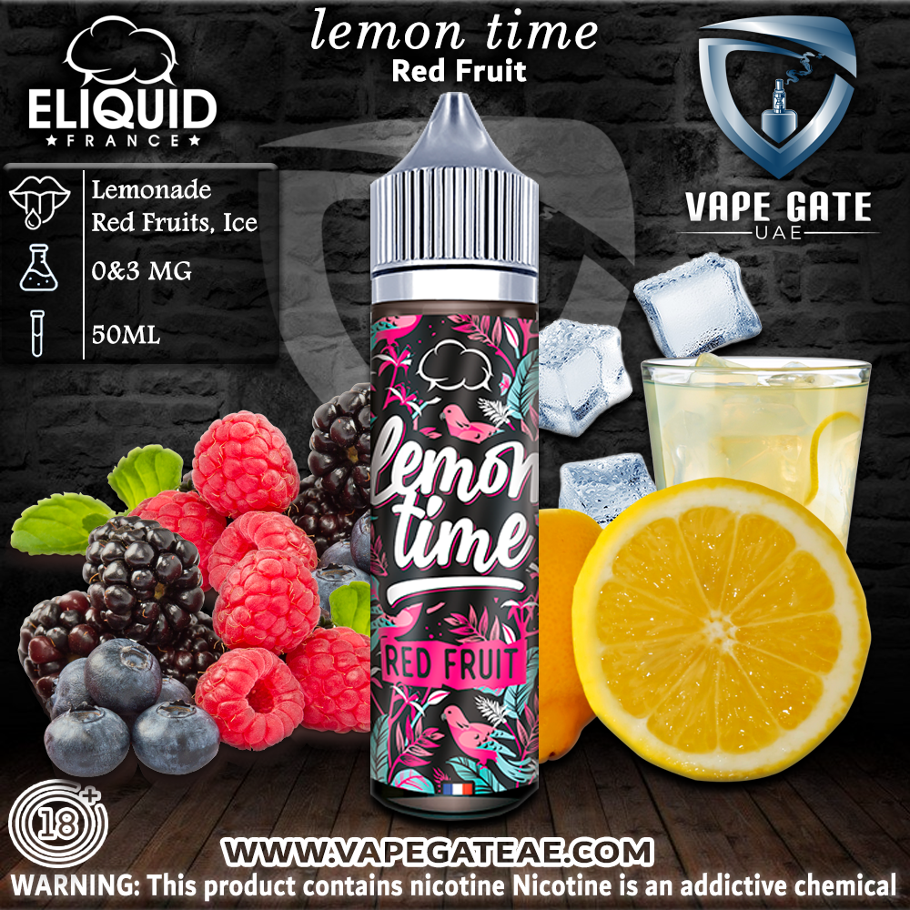 LEMON TIME RED FRUIT - ELIQUID FRANCE