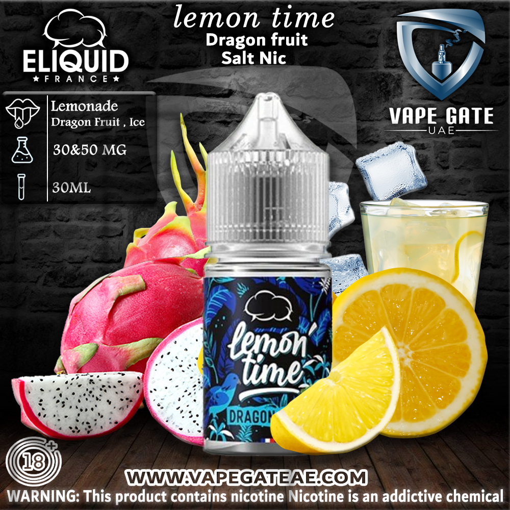 LEMON TIME DRAGON FRUIT - ELIQUID FRANCE 30ML SALT