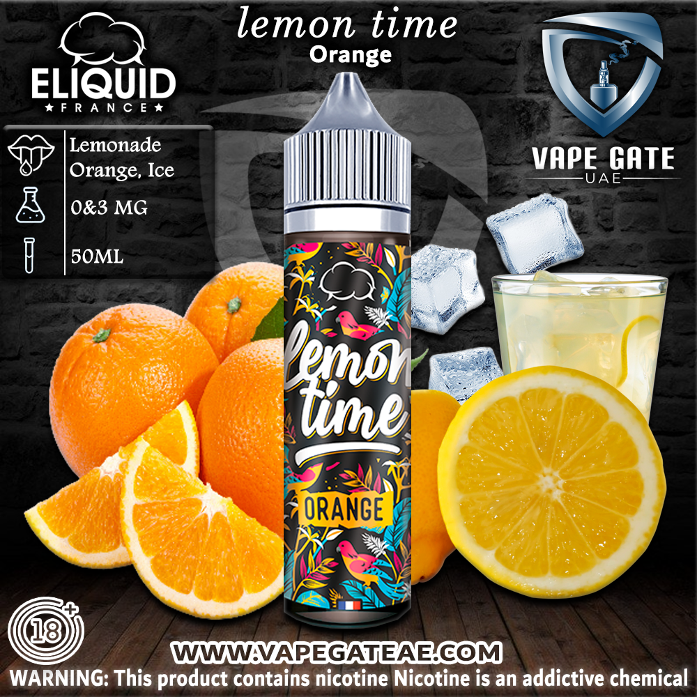 LEMON TIME ORANGE - ELIQUID FRANCE