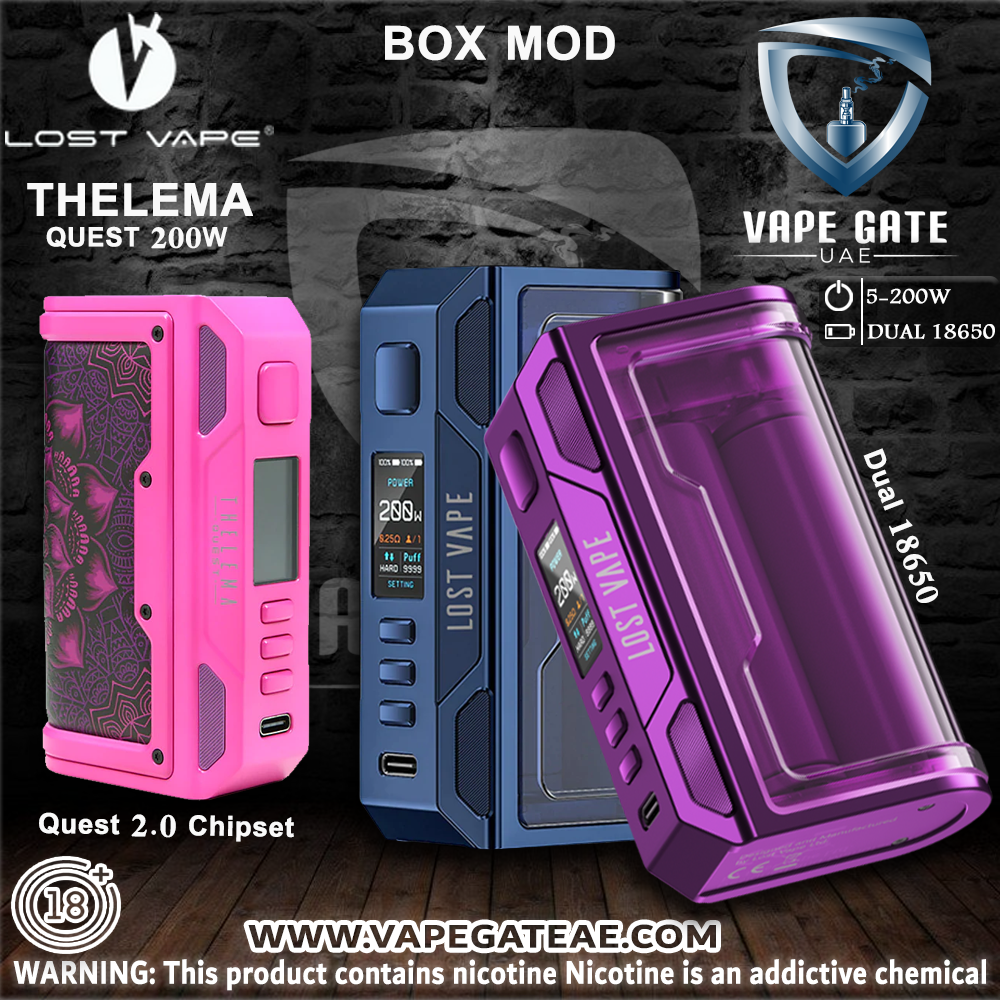 LOST VAPE THELEMA QUEST 200W BOX MOD