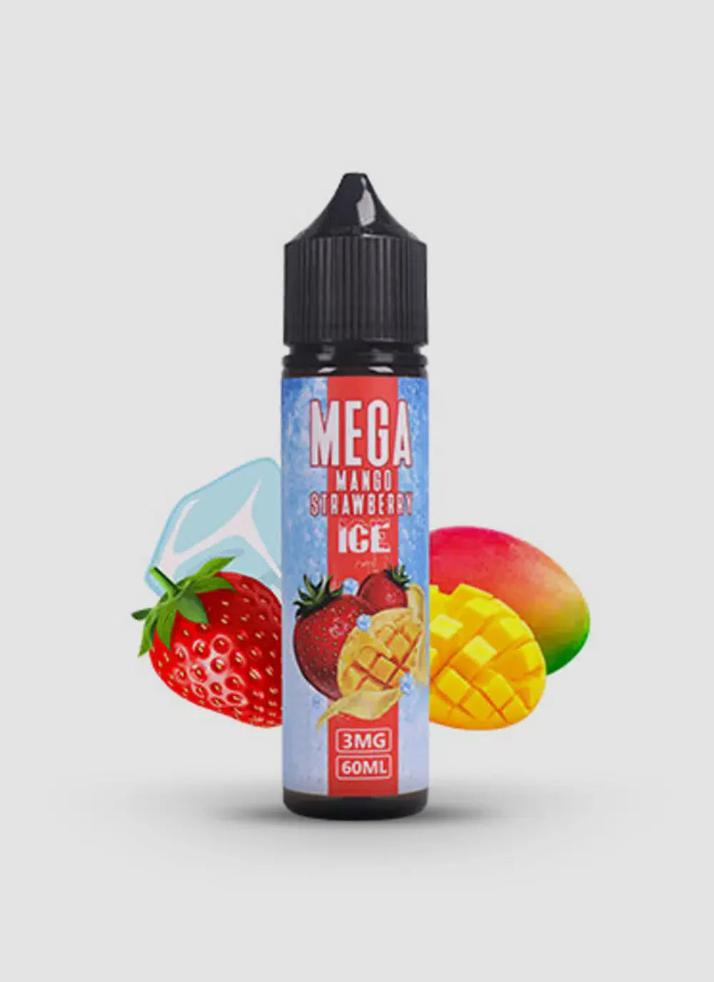 Mega Mango Strawberry Ice 60ml E Liquid - Grand E-Liquid