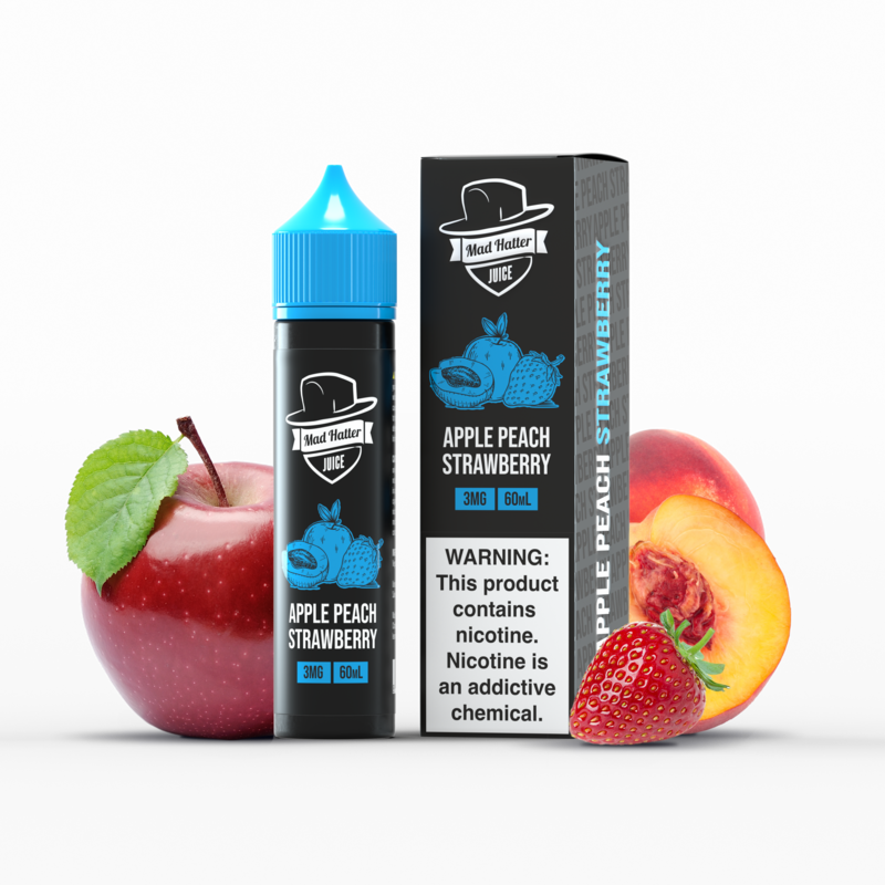 Apple Peach Strawberry -  I Love Salts /Mad Hatter Juice