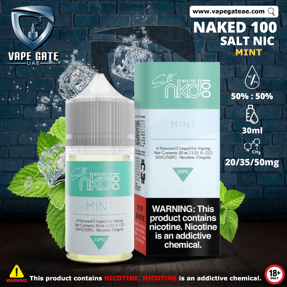 Naked 100 - Mint (Arctic Air) Saltnic 30ml