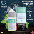 Naked 100 - Mint (Arctic Air) Saltnic 30ml