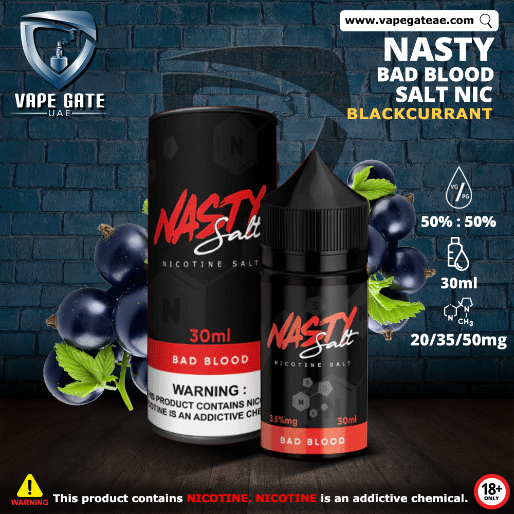 Bad Blood - Nasty 30ml (Blackcurrant)