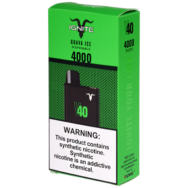 IGNITE - V40 (4000+ Puffs) Disposable Vape