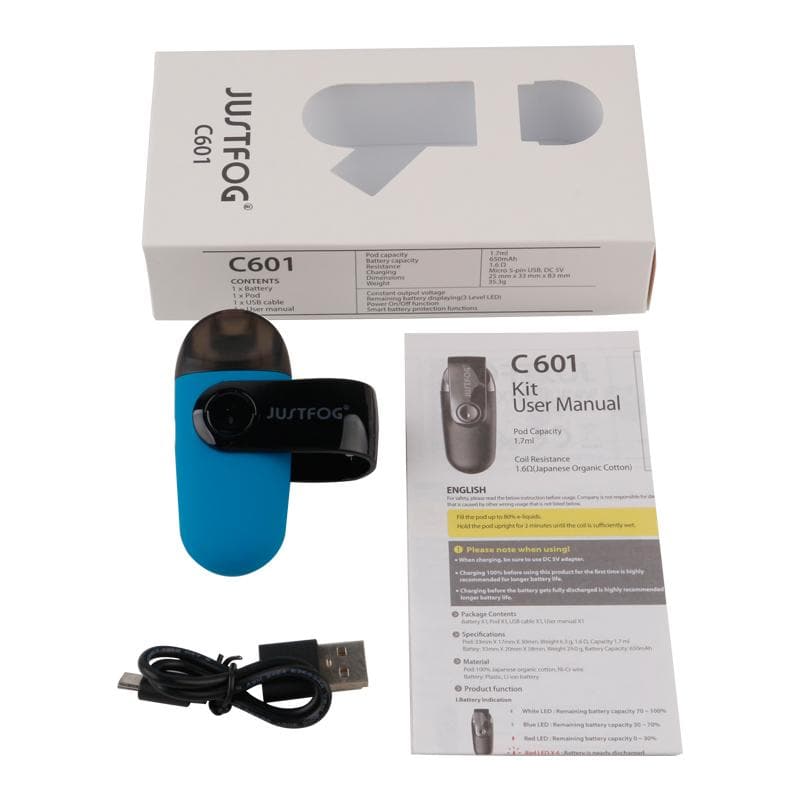 JUSTFOG C601 ULTRA PORTABLE POD SYSTEM