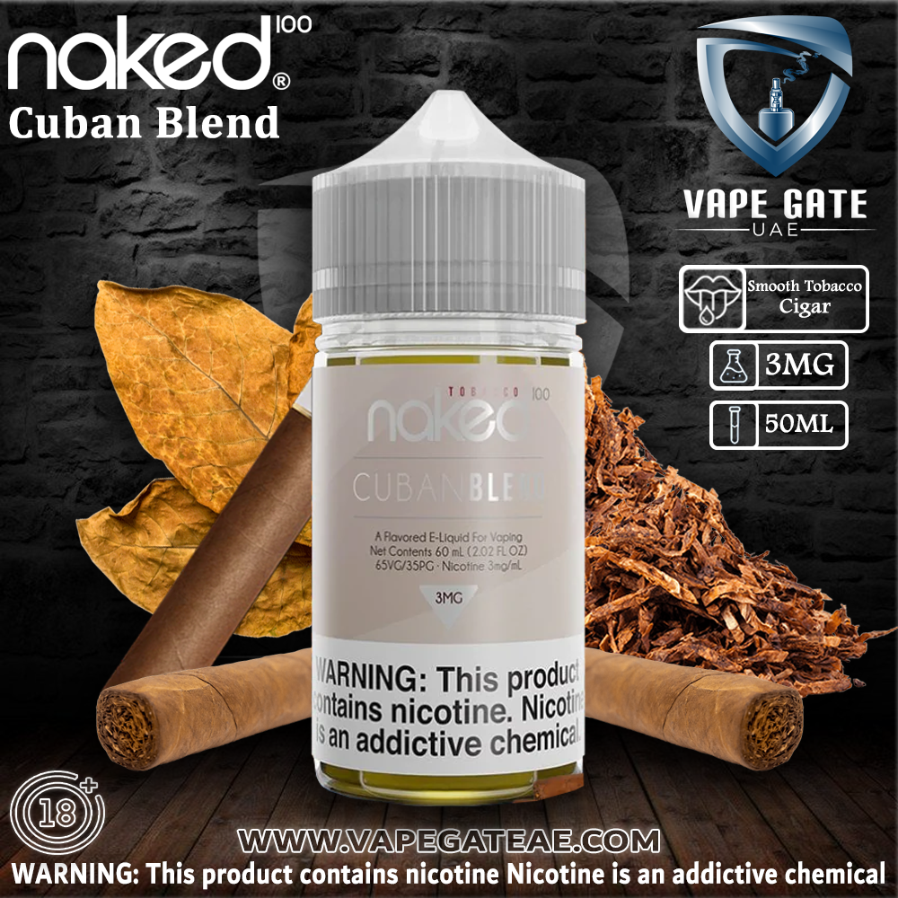 Naked 100 - Cuban Blend 60ml / 50ml