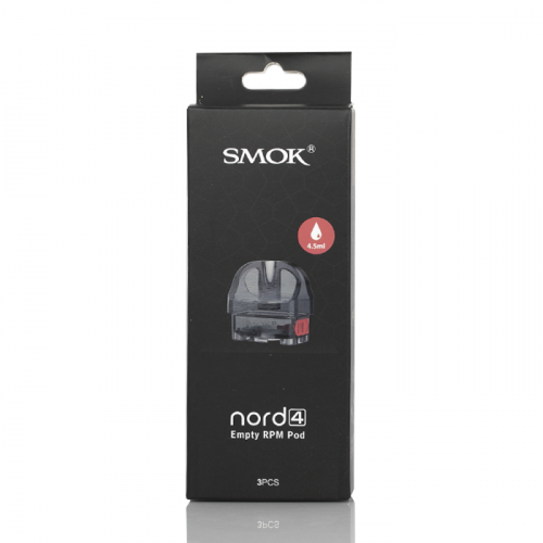 SMOK Nord 4 Replacement Empty Pod Cartridge 4.5ml (3pcs/pack)