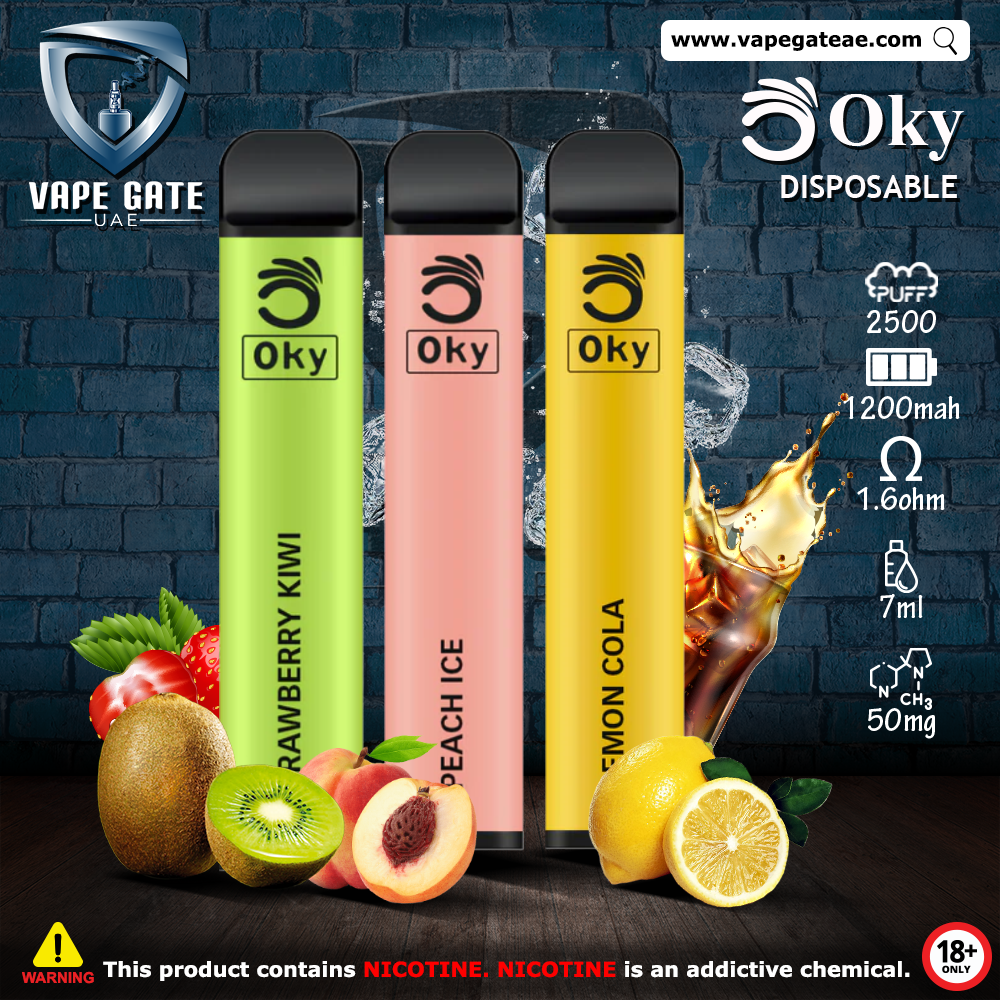 OKY DISPOSABLE VAPE PEN 2500 PUFFS 1200MAH