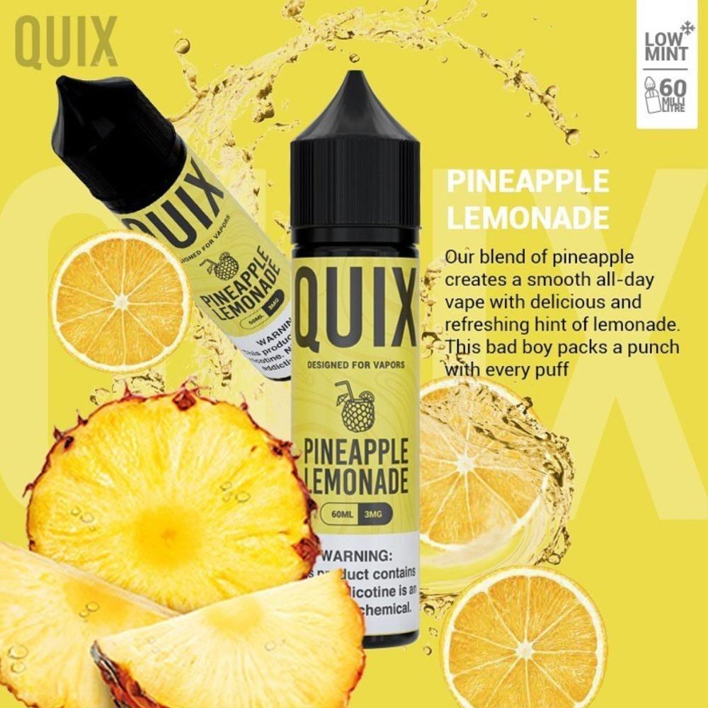 QUIX - PINEAPPLE LEMONADE 60ML ELIQUID