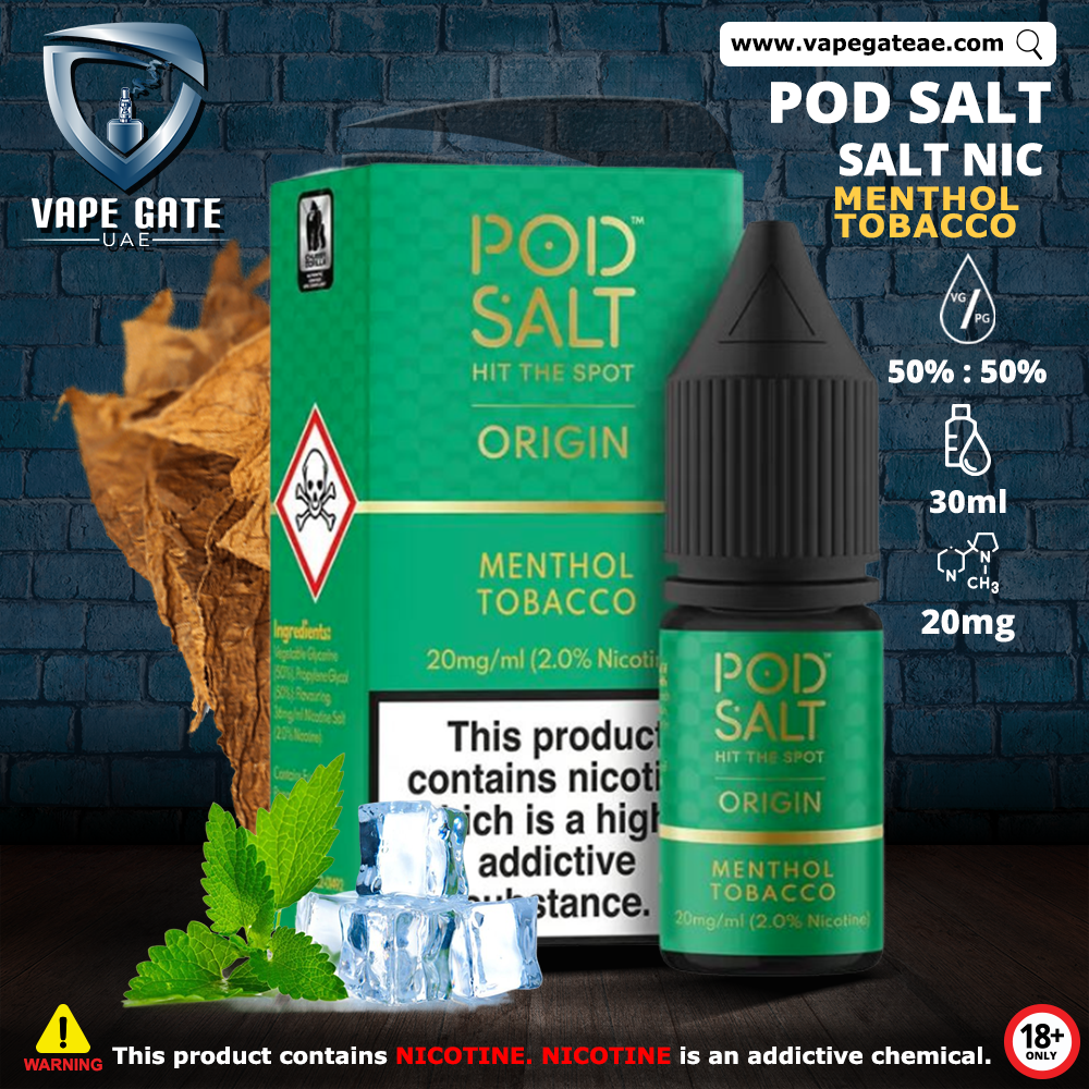 Pod Salt Origin - Menthol Tobacco Saltnic