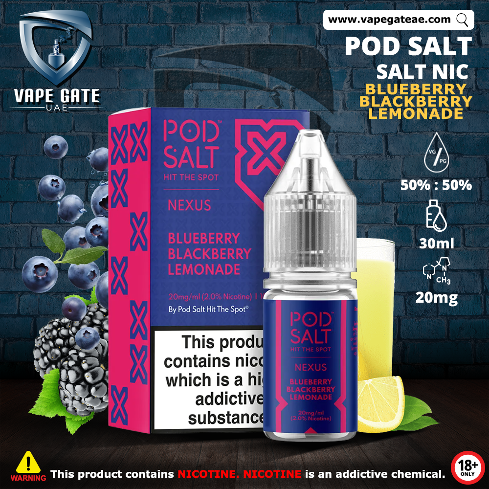 Pod Salt Nexus - Blueberry Blackberry Lemonade Saltnic
