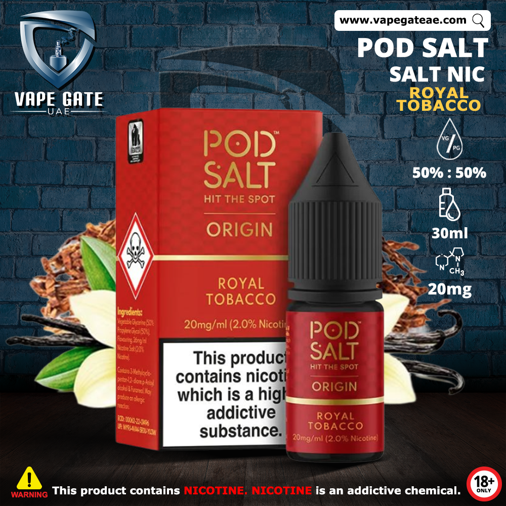 Pod Salt Origin - Royal Tobacco Saltnic