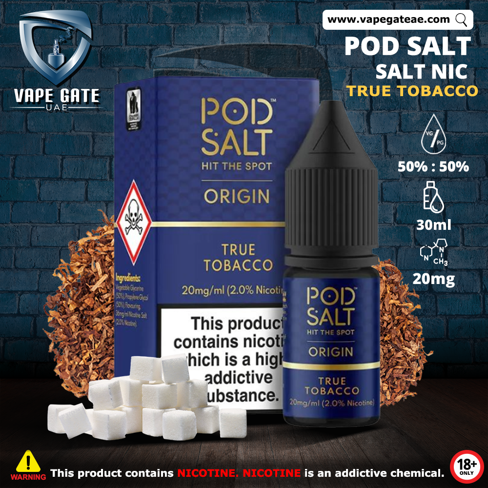 Pod Salt Origin - True Tobacco Saltnic