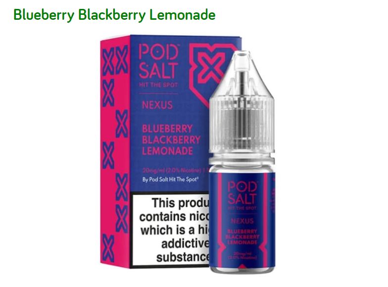 Pod Salt Nexus - Blueberry Blackberry Lemonade Saltnic