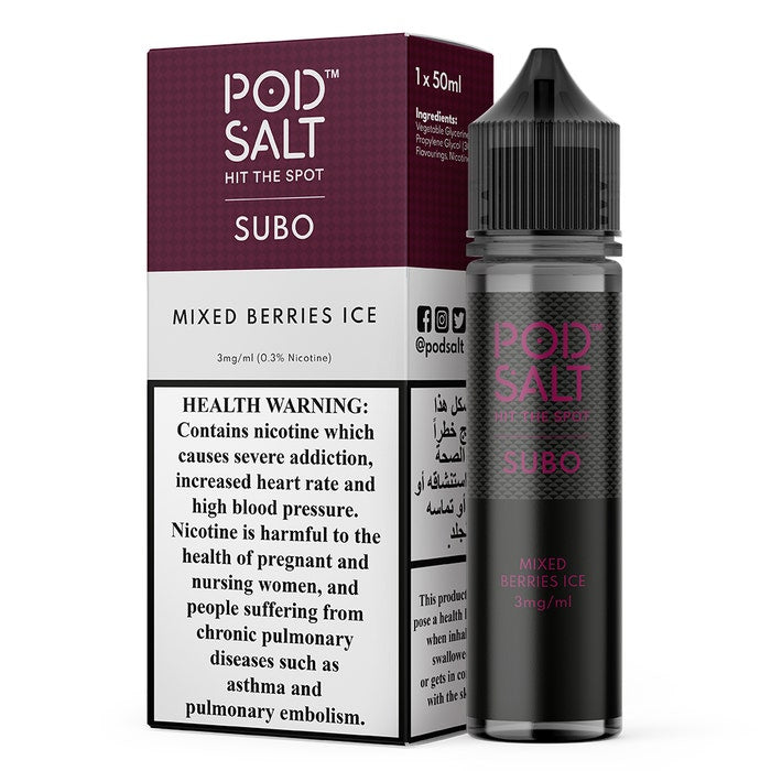 Pod Salt - Mixed Berries Ice Eliquid