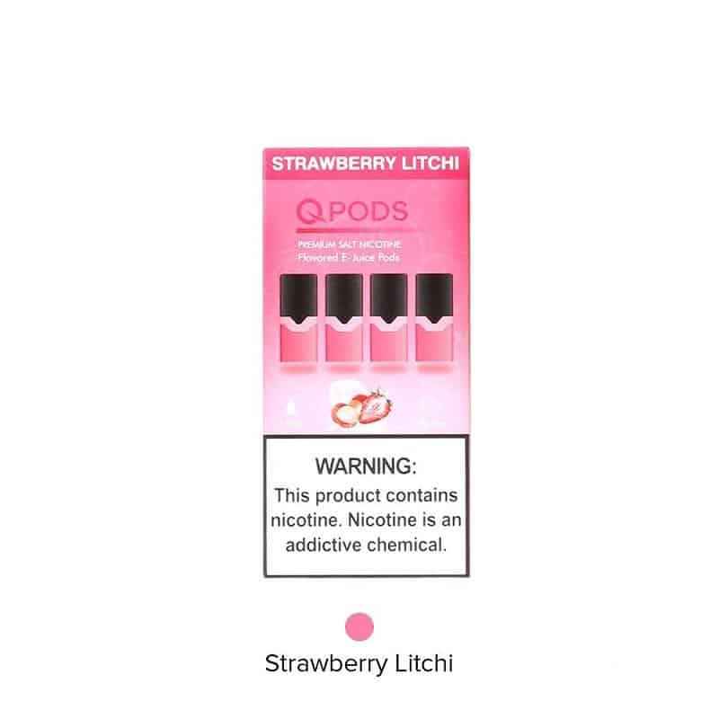 QPODS Salt Nic Oil Cartridge 0.9ml 4PCS/Pack