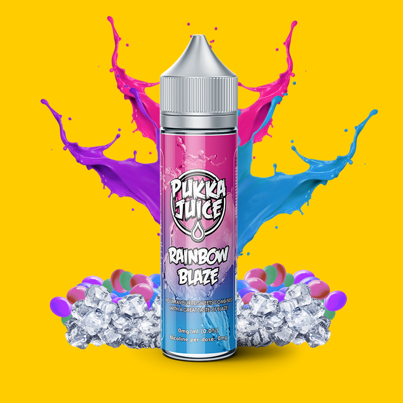 RAINBOW BLAZE - BY PUKKA JUICE  60ml E JUICE