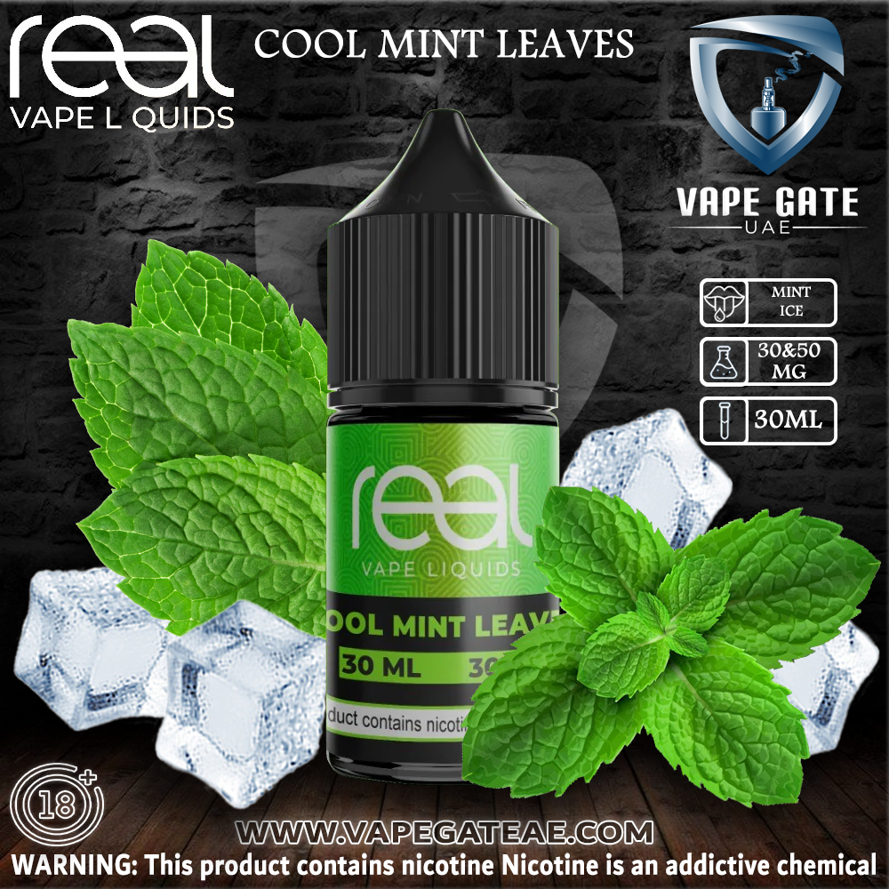 COOL MINT LEAVES - REAL VAPE SALTNIC 30ml