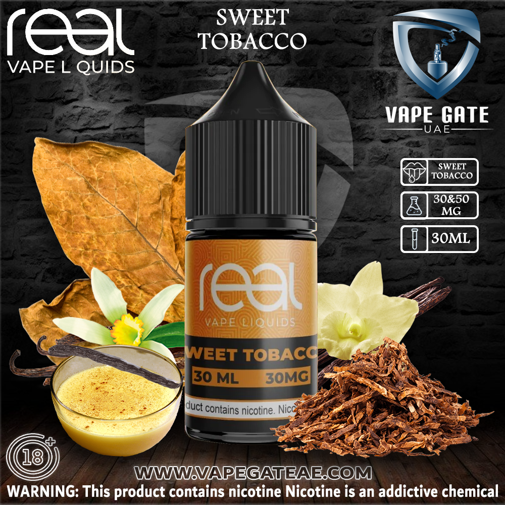 SWEET TOBACCO - REAL VAPE SALTNIC 30ml