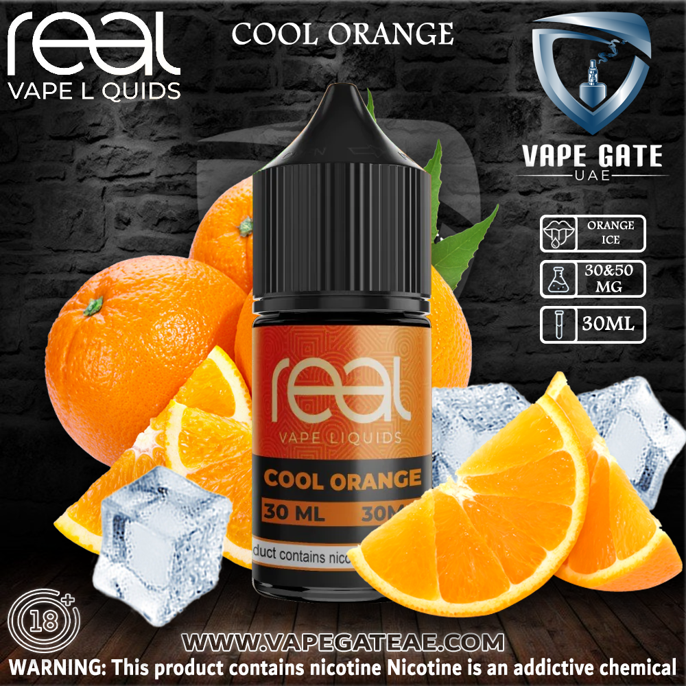 COOL ORANGE - REAL VAPE SALTNIC 30ml