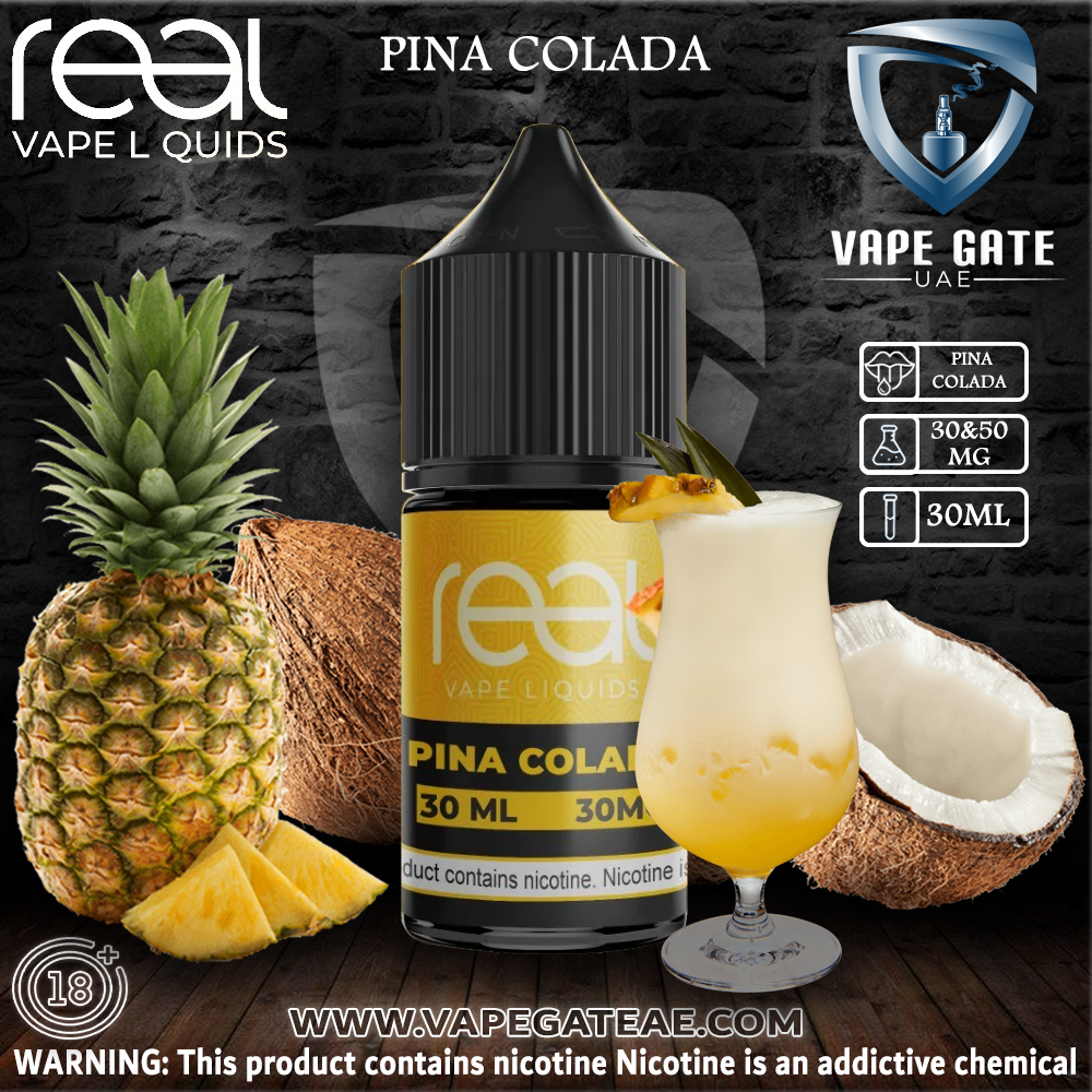 PINA COLADA - REAL VAPE SALTNIC 30ml
