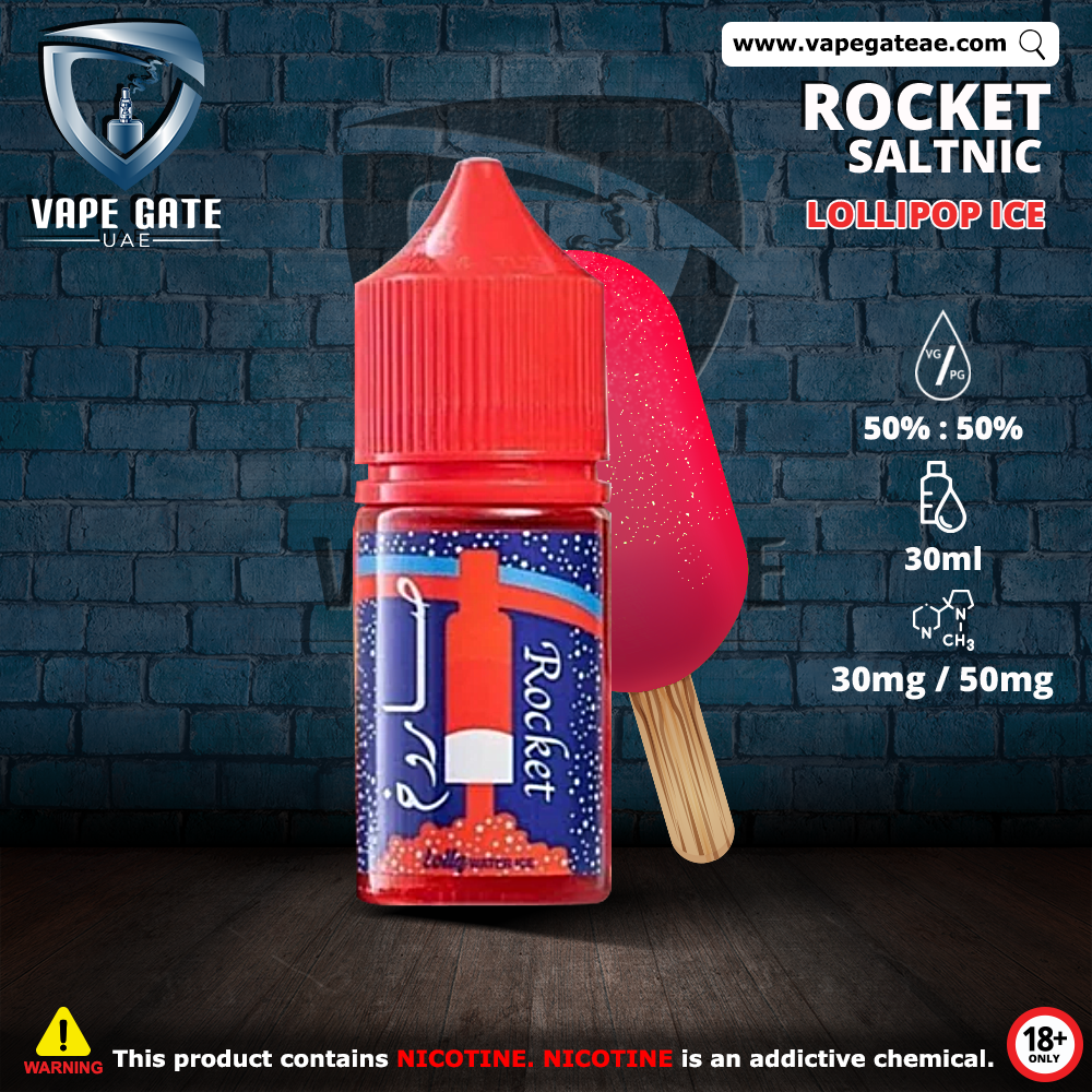 Rocket Lolly Water Ice - 30ML