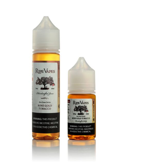 Rose Gold Tobacco - 60ml E liquid by Ripe Vape