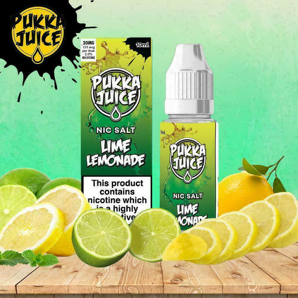 LIME LEMONADE - BY PUKKA JUICE  30ml SALTNIC