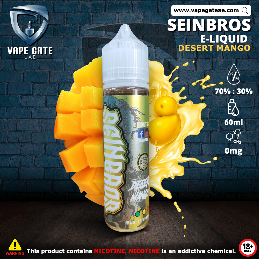Desert Mango 60ml E Liquid 0mg NicotiNe by Seinbros