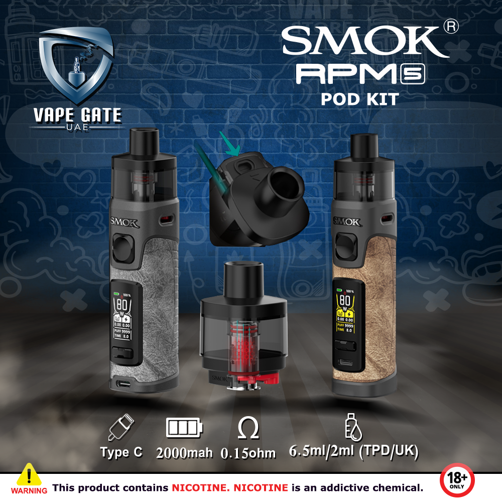 SMOK RPM 5 Pod System Kit (80W - 2000mAh)