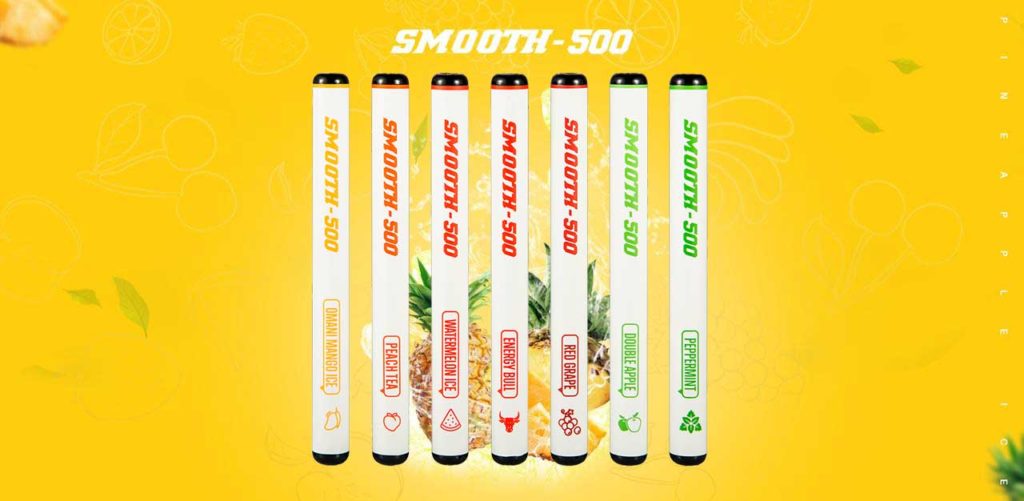 SMOOTH-500 DISPOSABLE KIT 500 PUFFS (3PCS/PACK)