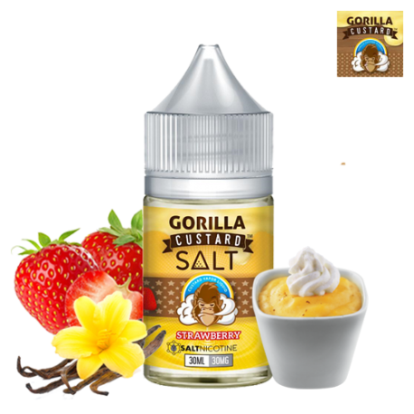 Strawberry Gorilla Custard SaltNic by E&B Flavor