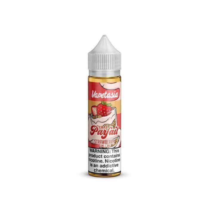 Parfait Strawberry E liquid by Vapetasia