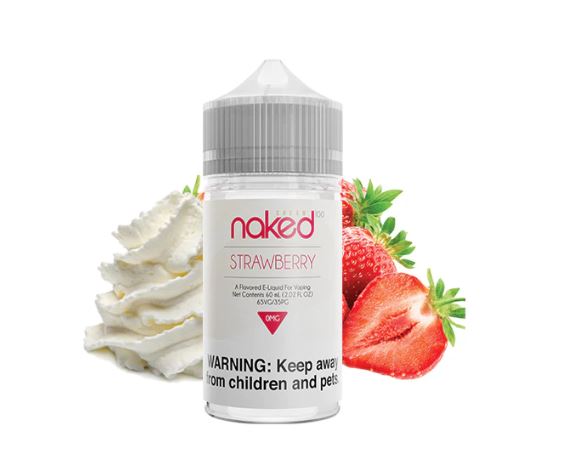 Naked 100 - Strawberry Cream 60ml / 50ml