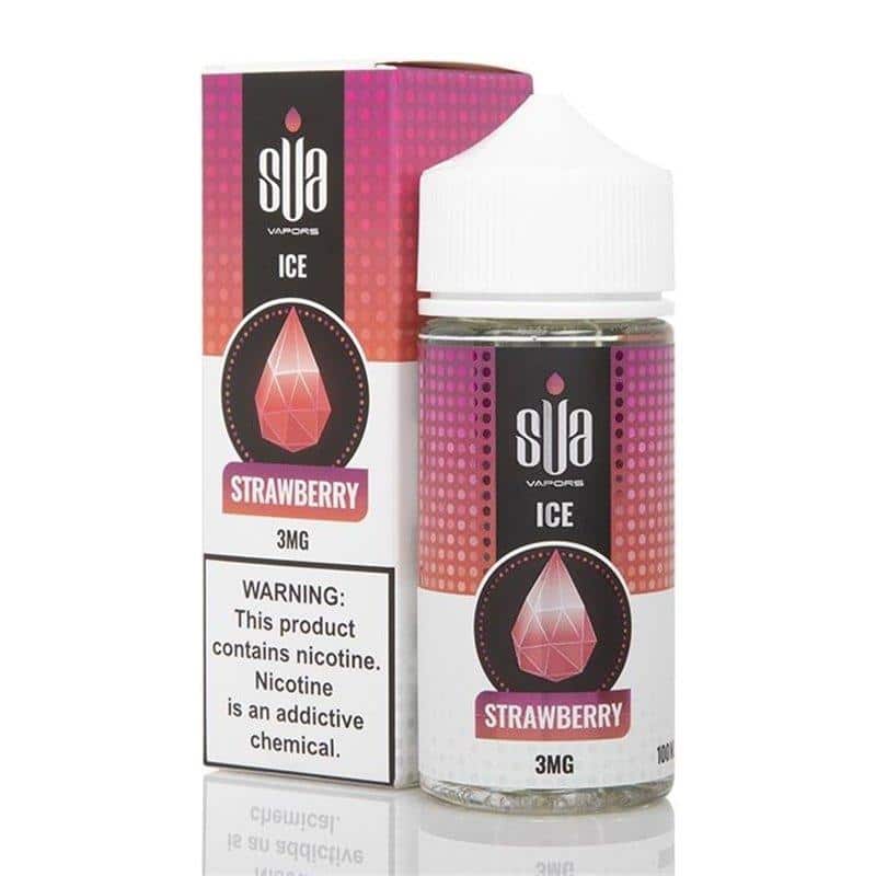 STRAWBERRY ICE 100ML E liquids - By SUA VAPORS