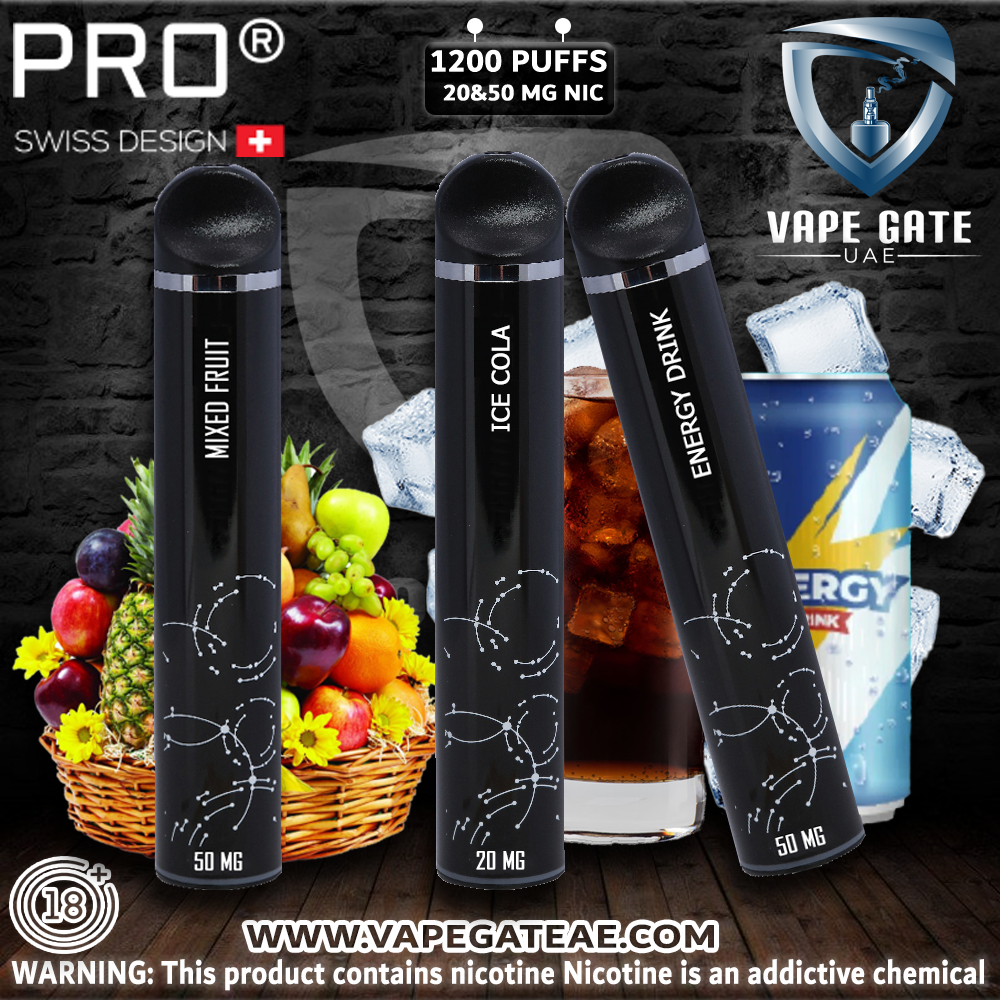 SWISS PRO Disposable Pod System (1200 Puffs)