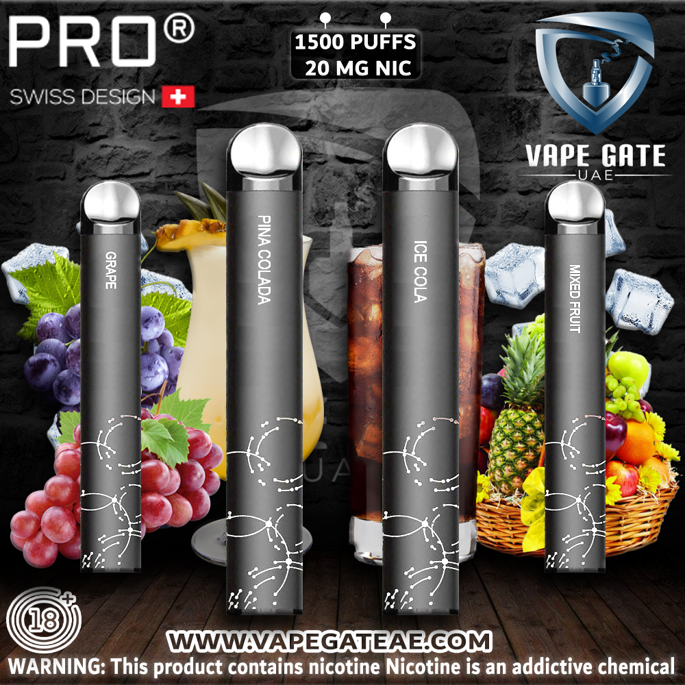 SWISS PRO Disposable Pod System 1500 Puffs
